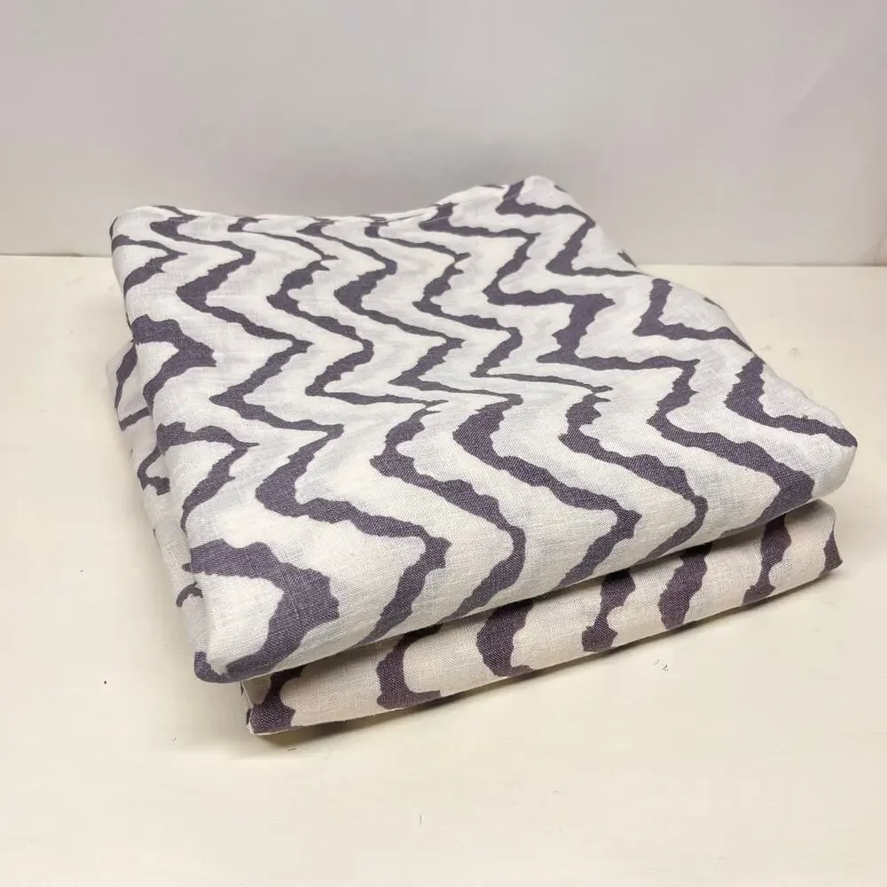 Grandinroad Linen Curtain Panels 50 x 84 Set of 2